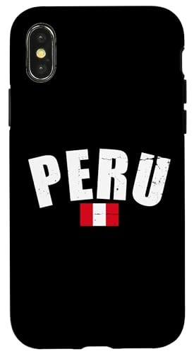 Peru Vintage Peruanische Flagge Peruaner Hülle für iPhone X/XS Peru Vintage Peruanische Flagge Peruaner Hülle für iPhone X/XS von Peruanische Stolz Perú Design Peru Geschenke
