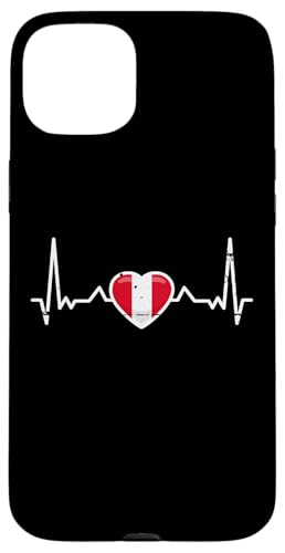 Peru Vintage Vintage Herzschlag Peruanische Flagge Peruaner Hülle für iPhone 15 Plus Peru Vintage Vintage Herzschlag Peruanische Flagge Peruaner Hülle für iPhone 15 Plus von Peruanische Stolz Perú Design Peru Geschenke