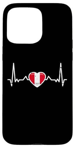 Peru Vintage Vintage Herzschlag Peruanische Flagge Peruaner Hülle für iPhone 15 Pro Max Peru Vintage Vintage Herzschlag Peruanische Flagge Peruaner Hülle für iPhone 15 Pro Max von Peruanische Stolz Perú Design Peru Geschenke