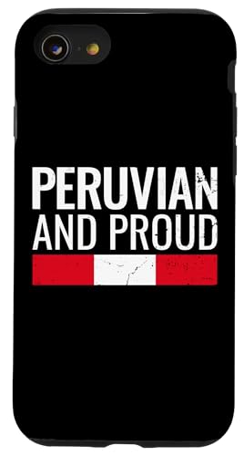 Peruvian And Proud Peru Vintage Peruanische Flagge Hülle für iPhone SE (2020) / 7 / 8 von Peruanische Stolz Perú Design Peru Geschenke