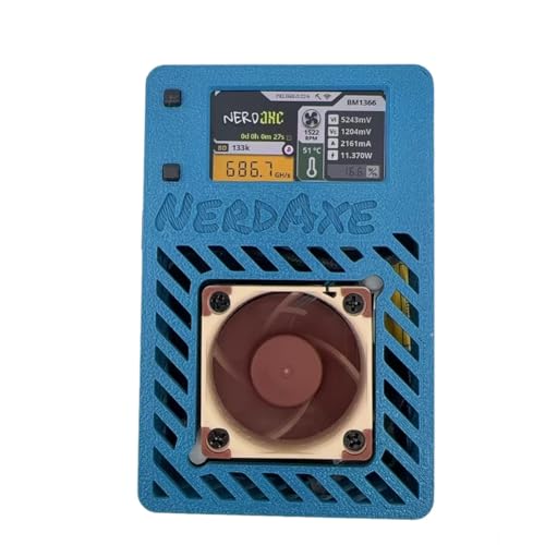 Pesderty Miner 500Gh/S BM1366 ASIC Chip Nerdminer BTC Miner Solo Lottery Miner Super Silent Lüfter EU-Stecker Pesderty Miner 500Gh/S BM1366 ASIC Chip Nerdminer BTC Miner Solo Lottery Miner Super Silent Lüfter EU-Stecker von Pesderty