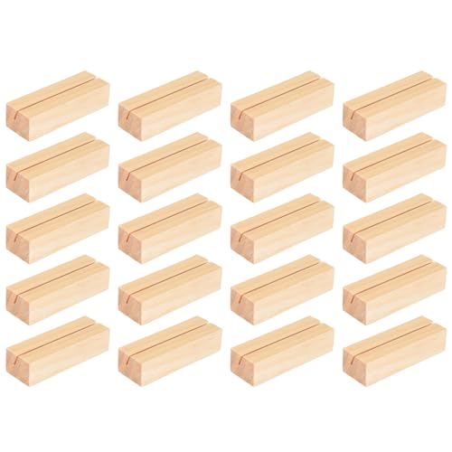 Pesfehhy 20 StüCk Tischkartenhalter, Holztisch Nummernhalter Memo Standklemmen Standkarte Desktop Message Crafts für Hochzeitsessen Party Dekoration Pesfehhy 20 StüCk Tischkartenhalter, Holztisch Nummernhalter Memo Standklemmen Standkarte Desktop Message Crafts für Hochzeitsessen Party Dekoration von Pesfehhy
