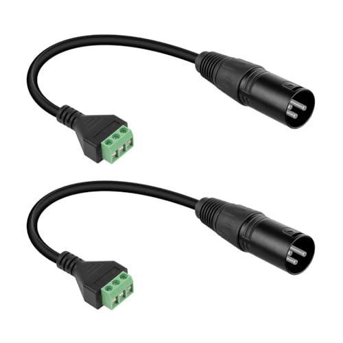 Pesfehhy 3-poliger XLR-Klemmenadapter für Studio-Mikrofon, Lautsprecher, Live-Aufnahme Pesfehhy 3-poliger XLR-Klemmenadapter für Studio-Mikrofon, Lautsprecher, Live-Aufnahme von Pesfehhy