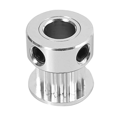 Pesfehhy Aluminium 16 Zähne 6 mm Bohrung Riemenscheibe Synchronriemenscheibe mit Flansch für 3D-Drucker Pesfehhy Aluminium 16 Zähne 6 mm Bohrung Riemenscheibe Synchronriemenscheibe mit Flansch für 3D-Drucker von Pesfehhy