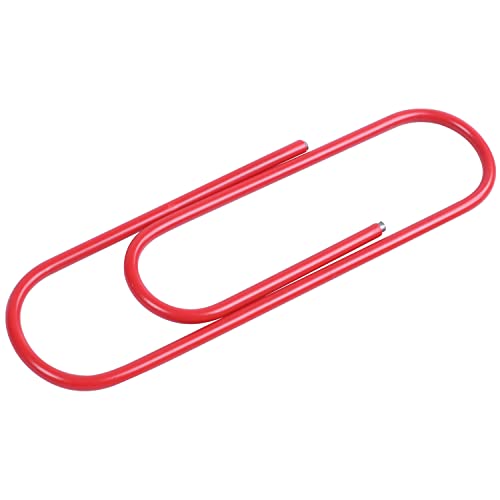 Pesfehhy Große Vinylbeschichtung, Packung mit 30 Stück, 4 Zoll (10 cm) große Papierbüroklammern, verschiedene Farben, großer Plattenhalter, mehrfarbig, für Ordner (10 cm) von Pesfehhy