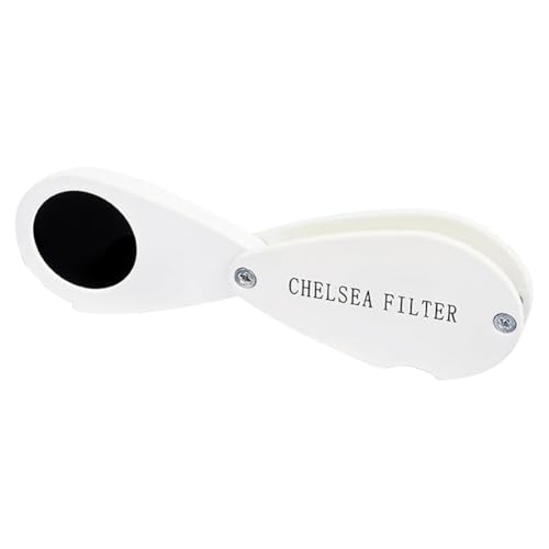 Pesfehhy Lupe für Juwelier, 35 x, faltbar, mit Chelseas Jadelite-Filter, doppelte Linse für Uhren Pesfehhy Lupe für Juwelier, 35 x, faltbar, mit Chelseas Jadelite-Filter, doppelte Linse für Uhren von Pesfehhy