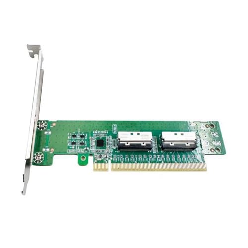 Pesfehhy Mainboard-Adapter PE5160-4IL PCIe5.0 X16 auf MCIO 8I Adapterboard Erfordert Mainboard-Support-Split-Karte Pesfehhy Mainboard-Adapter PE5160-4IL PCIe5.0 X16 auf MCIO 8I Adapterboard Erfordert Mainboard-Support-Split-Karte von Pesfehhy