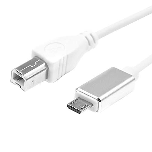Pesfehhy Midi-Kabel, USB Typ B auf Micro-USB, Anschlusskabel, Adapterkabel, Audiokabel Piano Pesfehhy Midi-Kabel, USB Typ B auf Micro-USB, Anschlusskabel, Adapterkabel, Audiokabel Piano von Pesfehhy