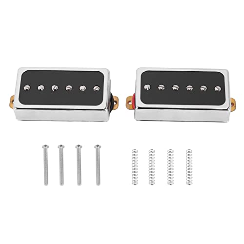 Pesfehhy Pickup für elektrische Gitarre P90 Größe Humbucker Mikrofon Einzelspule Griff und Brücke Teile und Zubehör für Gitarre Pesfehhy Pickup für elektrische Gitarre P90 Größe Humbucker Mikrofon Einzelspule Griff und Brücke Teile und Zubehör für Gitarre von Pesfehhy