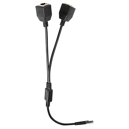 Pesfehhy RJ45 1 Ethernet-Splitter-Kabel mit Stecker auf 2 Buchse für Super Cat5-, Cat6- und Cat7-LAN-Ethernet-Netzwerkerweiterungskabeladapter von Pesfehhy
