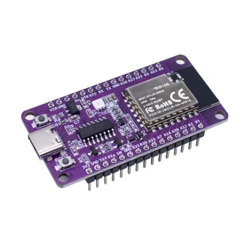 Pesfehhy RTL8720DN Dual-Band WiFi Bluetooth BLE NICEMCU BW16 Entwicklungsboard Onboard-Antenne, Gelötet Pesfehhy RTL8720DN Dual-Band WiFi Bluetooth BLE NICEMCU BW16 Entwicklungsboard Onboard-Antenne, Gelötet von Pesfehhy