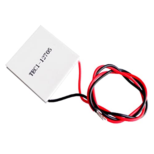 Pesfehhy TEC1-12705 Thermoelektrischer Peltier-Kühler, 40 x 40 mm, TEC12705, Peltier-Elementmodul für Heizkörper und Kühler von Pesfehhy