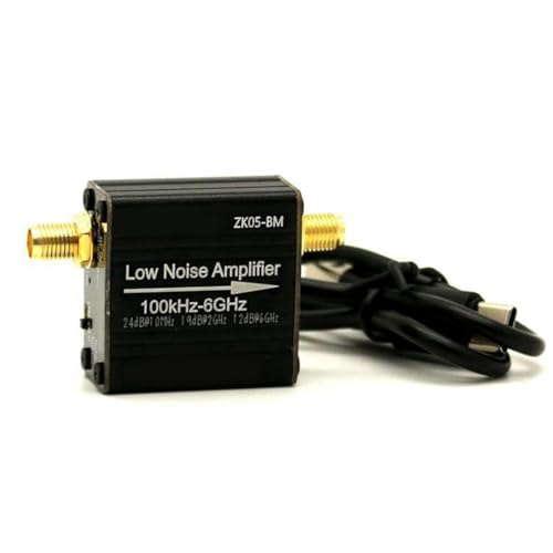 Pesfehhy Vorverstärkermodul RF LNA 100 KHz-6 GHz/10 GHz bis 20 dB hoher Verstärkung, Verstärker mit geringem Rauschen ZK05-BM Pesfehhy Vorverstärkermodul RF LNA 100 KHz-6 GHz/10 GHz bis 20 dB hoher Verstärkung, Verstärker mit geringem Rauschen ZK05-BM von Pesfehhy