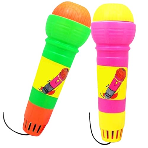 Pesoncarl Lustige Echo -Mikrofone Kinder tun Spielzeug Plastik Echo Mikrofon Practical Mic Mic Toy für Geburtstagsabschlüsse zufällige Farbe 2pcs, elektronisches Spielzeug Pesoncarl Lustige Echo -Mikrofone Kinder tun Spielzeug Plastik Echo Mikrofon Practical Mic Mic Toy für Geburtstagsabschlüsse zufällige Farbe 2pcs, elektronisches Spielzeug von Pesoncarl