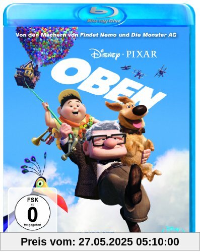 Oben [Blu-ray] von Pete Docter