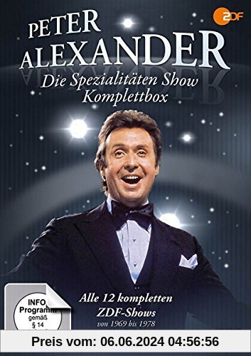 Peter Alexander: Die Spezialitäten Show - Komplettbox [7 DVDs] von Peter Alexander