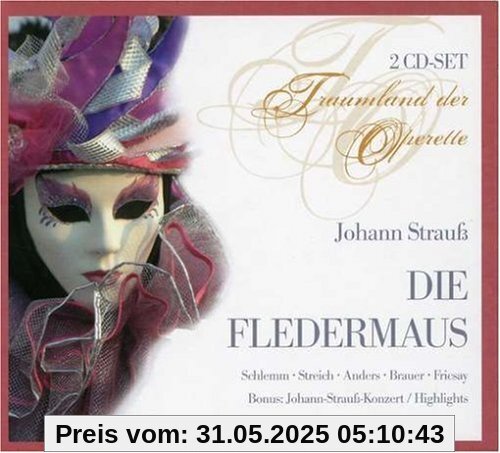 Johann Strauß: Die Fledermaus (Operette) (Gesamtaufnahme) (2 CD) von Peter Anders