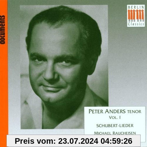 Peter Anders Vol. 1 (Schubert-Lieder) von Peter Anders