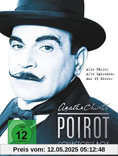 Agatha Christie - Poirot, Collector's Box. Alle Fälle. Alle Episoden. (45 Discs) von Peter Barber-Fleming