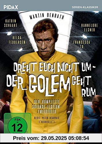 Dreht euch nicht um, der Golem geht rum / Der komplette Science-Fiction-Zweiteiler mit Starbesetzung (Pidax Serien-Klassiker) von Peter Beauvais