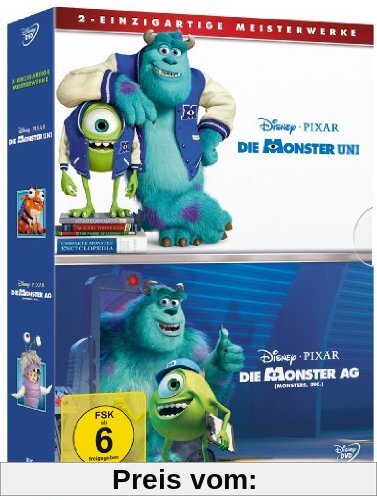Die Monster Uni / Die Monster AG [2 DVDs] von Peter Docter