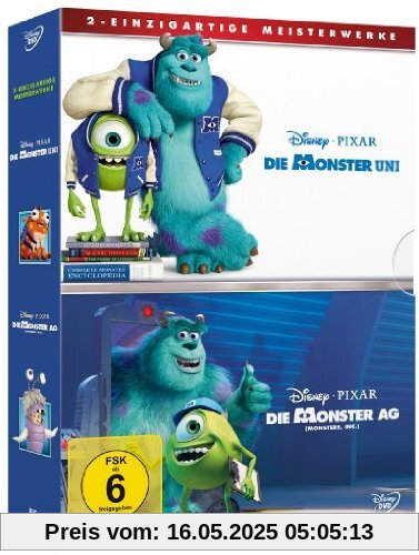 Die Monster Uni / Die Monster AG [2 DVDs] von Peter Docter