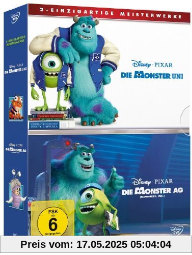 Die Monster Uni / Die Monster AG [2 DVDs] von Peter Docter