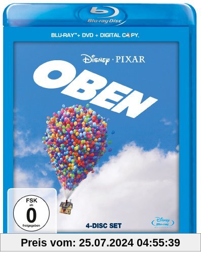 Oben (+ DVD + Digital Copy) [Blu-ray] von Peter Docter
