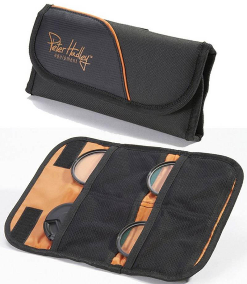 Peter Hadley Fotorucksack Filtertasche Las Vegas schwarz/orange von Peter Hadley