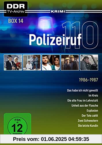 Polizeiruf 110 - Box 14 - mit Sammelrücken (DDR TV-Archiv) [4 DVDs] von Peter Hagen