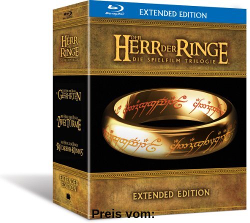 Der Herr der Ringe - Die Spielfilm Trilogie (Extended Edition) [Blu-ray] von Peter Jackson