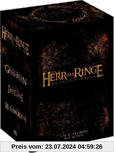 Der Herr der Ringe - Die Spielfilm Trilogie (Extended Versions, 12 DVDs) von Peter Jackson