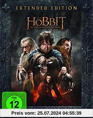 Der Hobbit 3 - Die Schlacht der fünf Heere - Extended Edition  (+ 2 Bonus-Blu-rays) (inkl. Digital Ultraviolet) von Peter Jackson