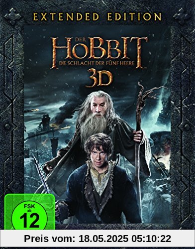 Der Hobbit 3 - Die Schlacht der fünf Heere - Extended Edition [3D Blu-ray] von Peter Jackson