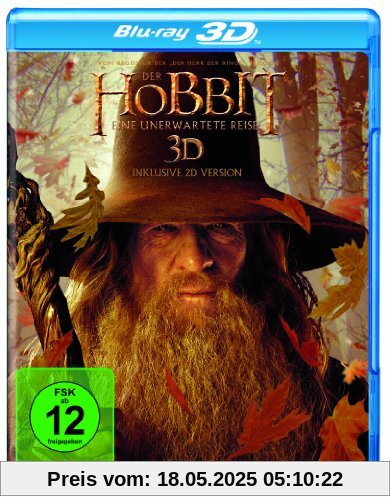 Der Hobbit - Eine unerwartete Reise [3D Blu-ray] von Peter Jackson