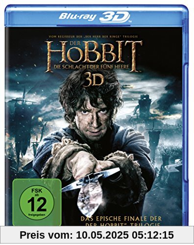 Der Hobbit: Die Schlacht der fünf Heere [3D Blu-ray] von Peter Jackson