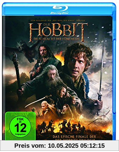 Der Hobbit: Die Schlacht der fünf Heere [Blu-ray] von Peter Jackson