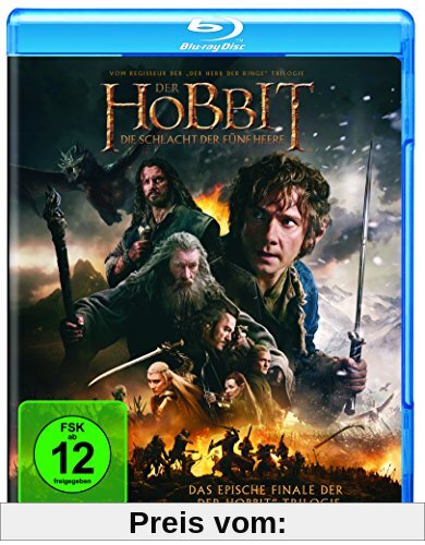 Der Hobbit: Die Schlacht der fünf Heere [Blu-ray] von Peter Jackson