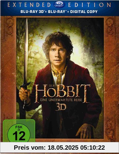 Der Hobbit: Eine unerwartete Reise - Extended Edition 3D/2D (5 Discs) von Peter Jackson