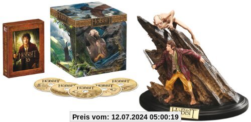 Der Hobbit: Eine unerwartete Reise - Extended Edition 3D/2D Sammleredition (5 Discs, inkl. WETA-Statue) [3D Blu-ray] von Peter Jackson