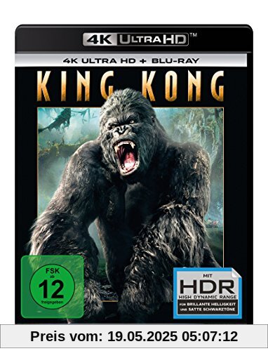 King Kong  (4K Ultra HD) (+ Blu-ray) von Peter Jackson