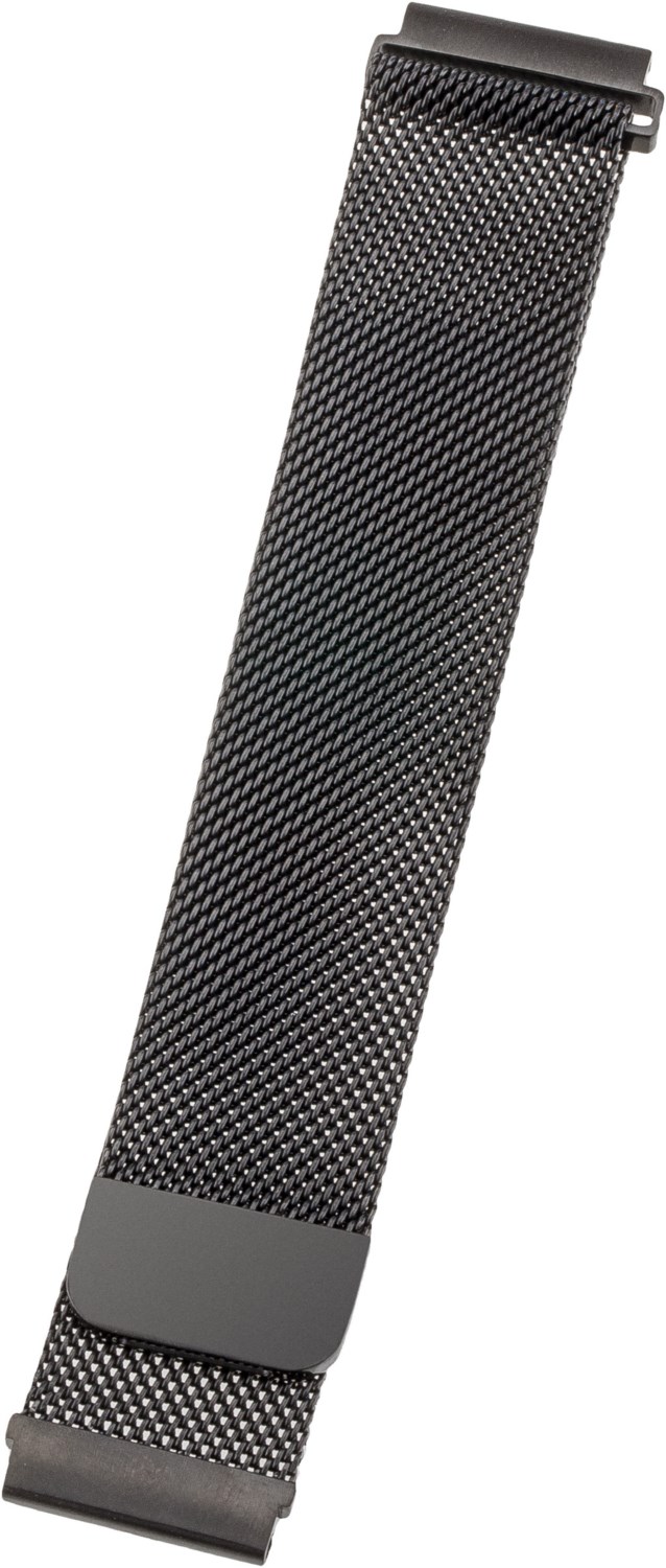 Armband Milanaise (20mm) schwarz von Peter Jäckel