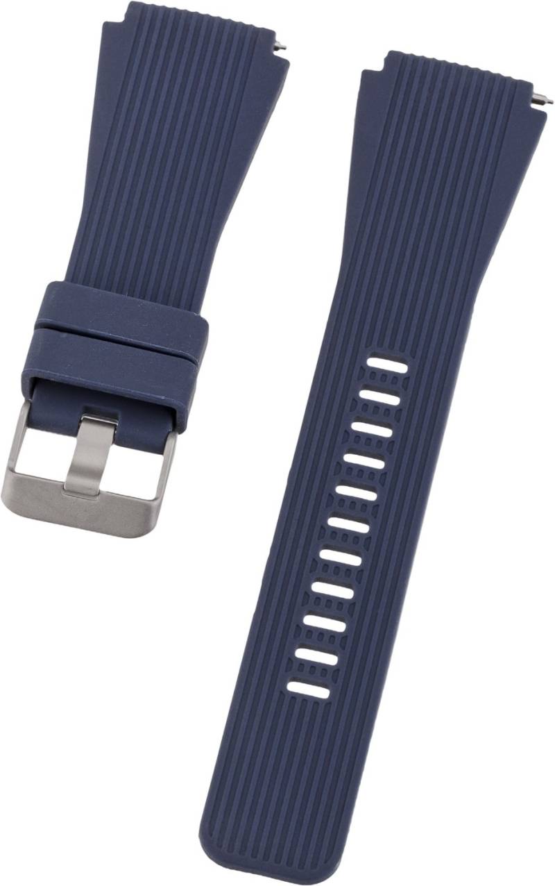 Armband Single Silicon (22mm) dark blue von Peter Jäckel