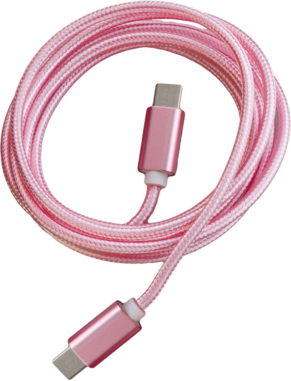 Fashion USB-C>Lightn. Kabel (1,5m) rosa von Peter Jäckel