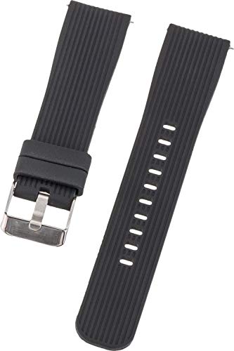 PETER JÄCKEL Armband 20mm Single Silicon Black von Peter Jäckel
