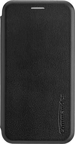 PETER JÄCKEL Commander Book Case Curve für Apple iPhone 13 Mini Black von Peter Jäckel