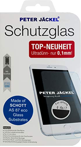 PETER JÄCKEL HD Schott Glass 0,1 mm für Apple iPhone 6/ 6S/ 7/8 von Peter Jäckel