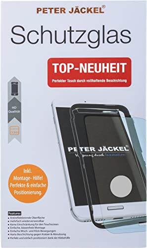 Peter Jäckel Full Display HD Glass Full Glue für Apple iPhone 12/12 Pro Black von Peter Jäckel