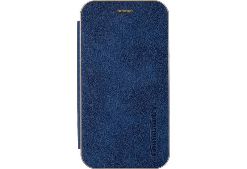 Peter Jäckel Handyhülle Handyhülle Curve Book Case Deluxe für Samsung Galaxy S22 Ultra, Blau von Peter Jäckel