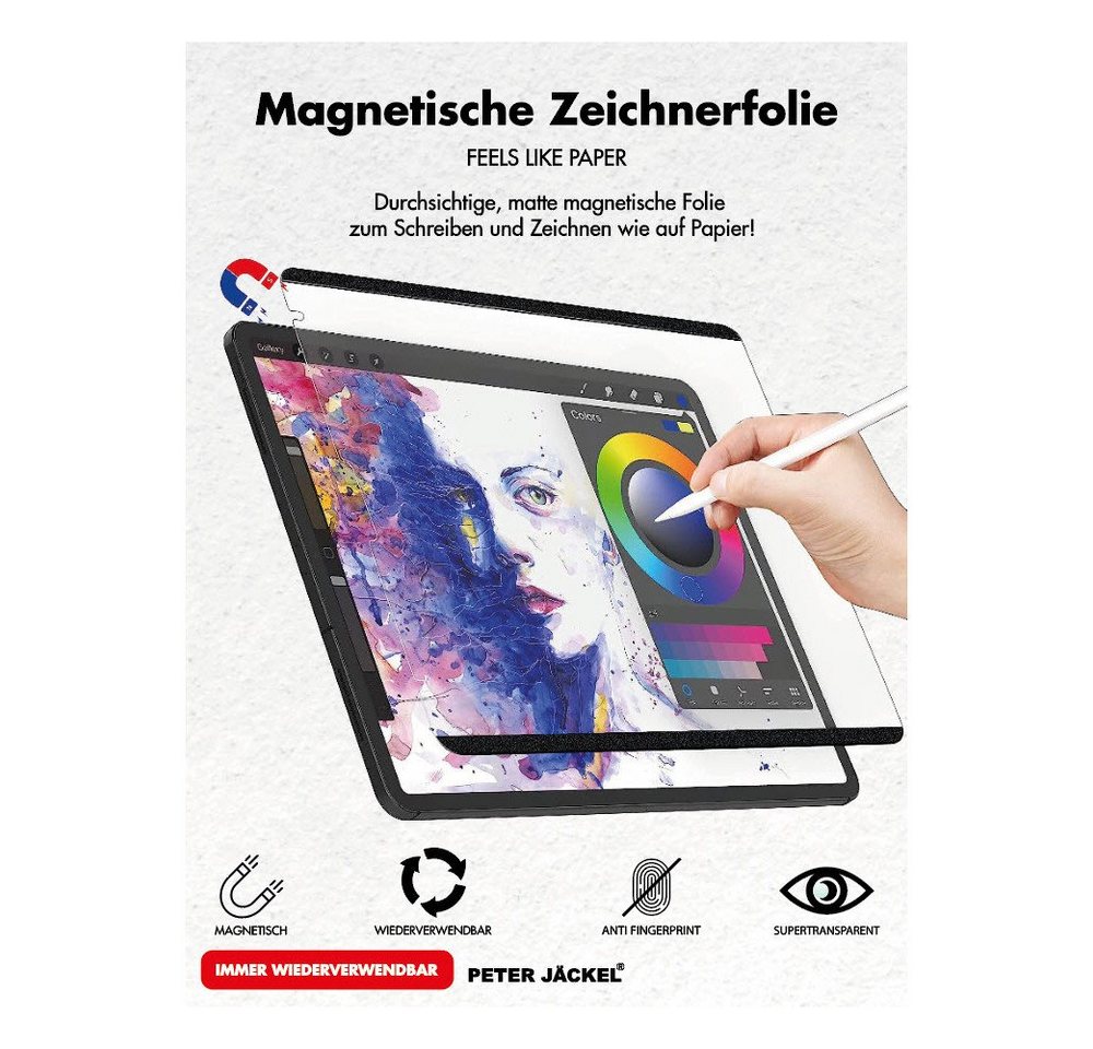 Peter Jäckel Magnet Folie für Apple iPad Pro 11 Zoll Tablet-Schutzfolie, Displayschutzfolie von Peter Jäckel